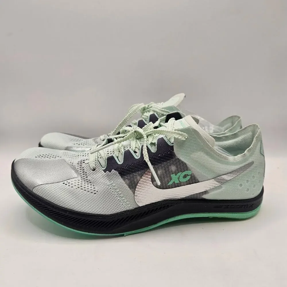 NIKE MEN'S 6.5 DRAGONFLY XC TRACK SPIKES DX7992-300 NWOT BARELY GREEN/METALLIC